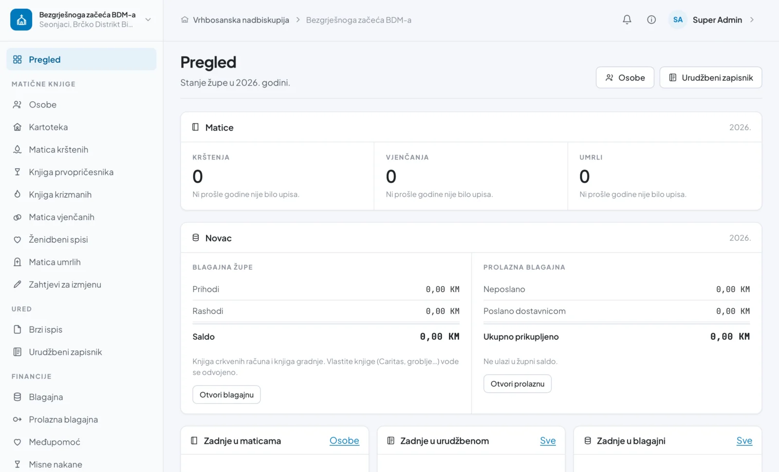 CRM / ERP – Vrhbosna