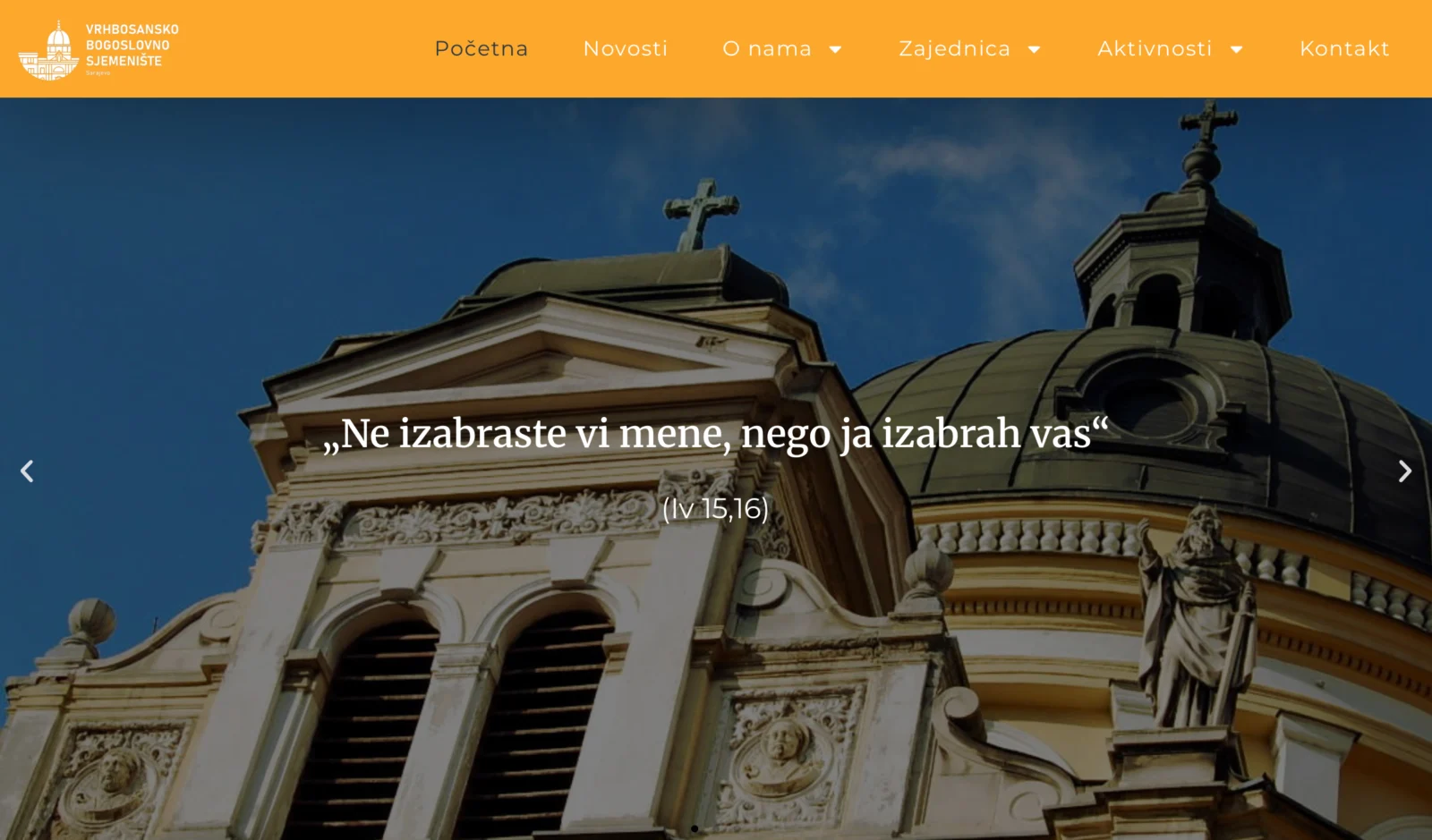 Vrhbosansko bogoslovno sjemenište – Desktop