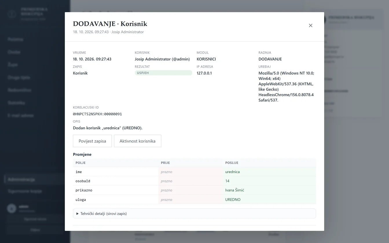 Dioecesis ERP – Desktop